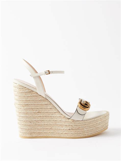 gucci marmont wedges|Gucci Sandals for Women .